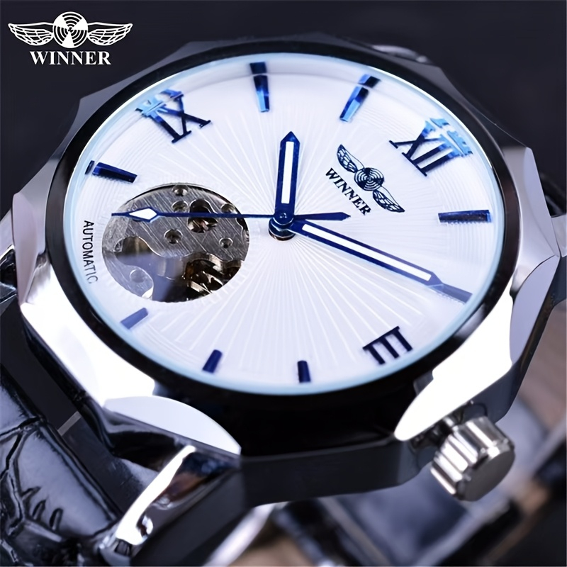 Luxury Watch Name Brands - クラシックなデザインの、中空加工を施した自動巻き機械式腕時計。スタイリッシュで人気のメンズウォッチ。洗練されたデザインで、様々なシーンで活躍するトレンド感あふれるメンズ腕時計。純粋な機械式ムーブメントを搭載したメンズウォッチ。高級感があり、手頃な価格のブランド腕時計。 彼への最高の贈り物。電池は不要です。