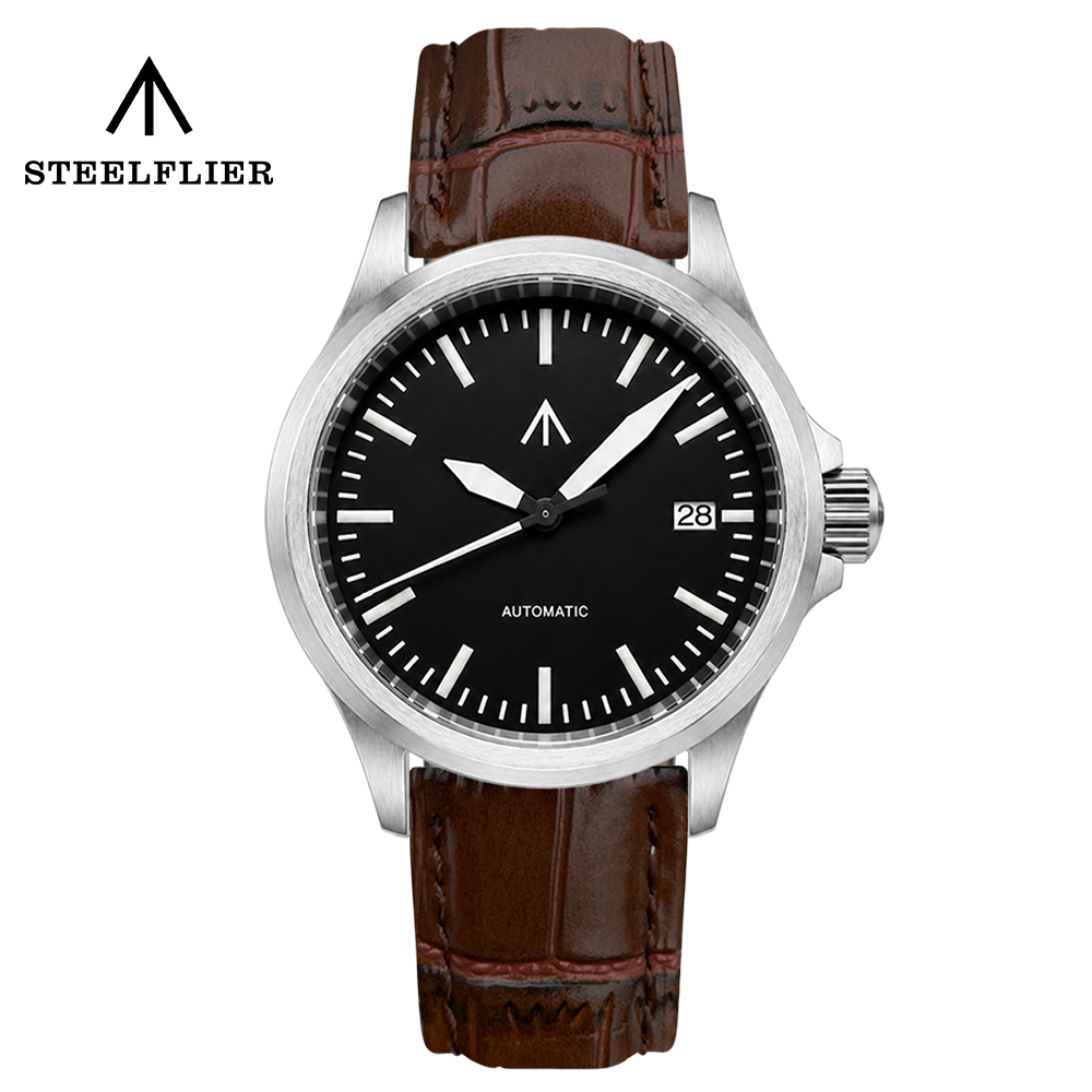 Luxury Watch Second Hand - SF773 STEELFLIER NH35 メカニカルダイブ 316L ウォッチ
