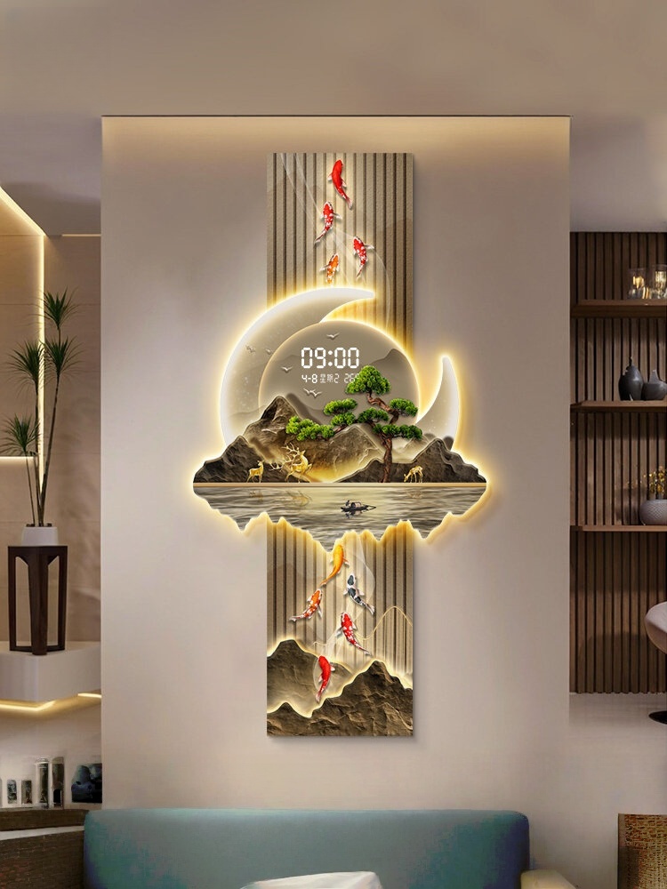 Luxury Watch House - デザイン高級壁時計リビングルーム LED 壁時計サイレント Horloge Murale ホームデコレーション