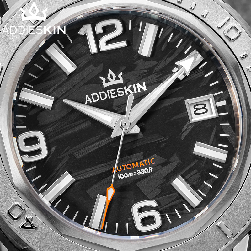 Luxury Watch Second Hand - AddiesKin Miyota9015 機械式メンズ腕時計自動ステンレス鋼防水ユニークな時計サファイアクリスタル K007 リロイ Hombre