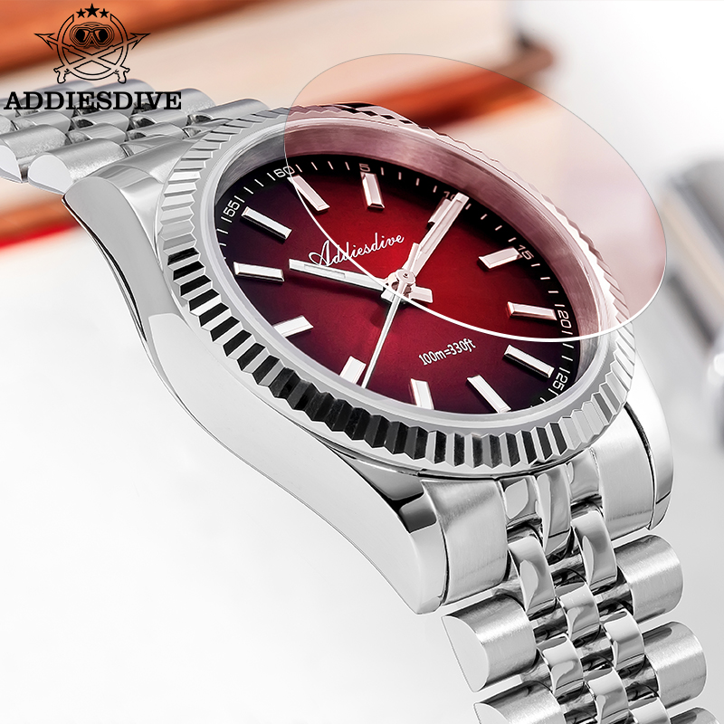 Luxury Watch Longines - ADDIESDIVE 新しいメンズ腕時計 AD2073 サファイアガラス 36 ミリメートル