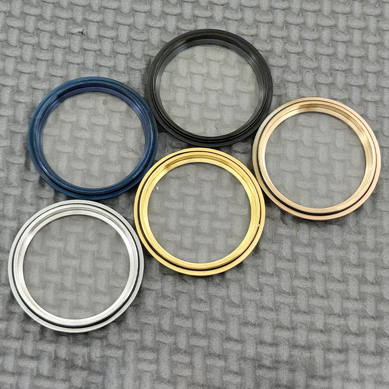 Exhibition Caseback - カスタムサファイア透明ガラス時計ケースバックカバー SKX007 タートル 6105 ツナ サムライ