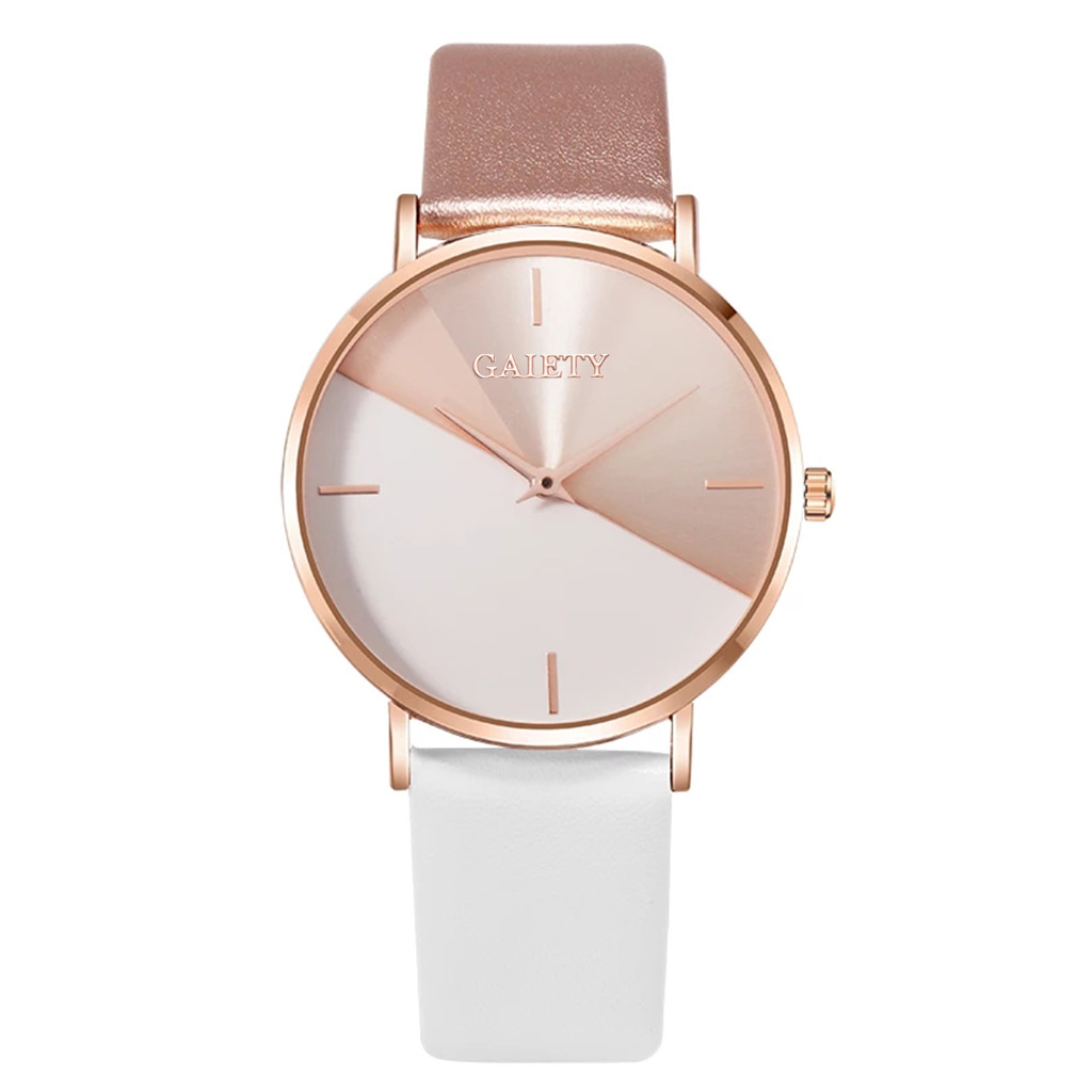 Luxury Watch Lady - レディースレザーウォッチ,トップブランド,レディースウォッチ,ラグジュアリーデザイン,エレガント,ミックスカラー,シンプル,ファッショナブル