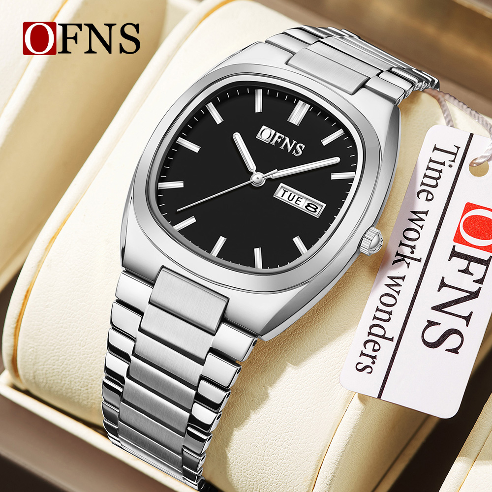 Luxury Watch Value - OFNS 新しい 1566 高級ニッチレディースクォーツ時計デュアルカレンダーナイトライト防水ビジネス高価値レディースクォーツ時計