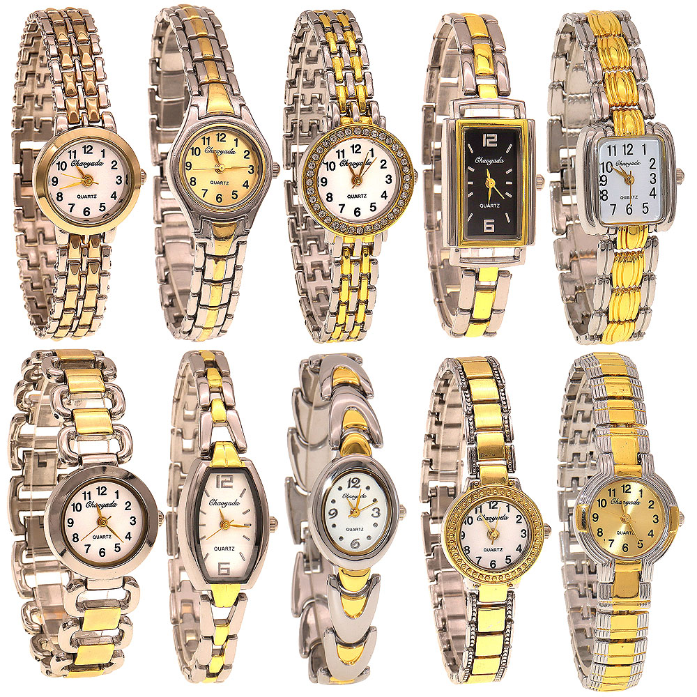 Luxury Watch Lady - 10個/ロット、混合バルクエレガントレディース腕時計、高級腕時計、女性用クォーツ腕時計、女の子用腕時計、女性用腕時計ギフト
