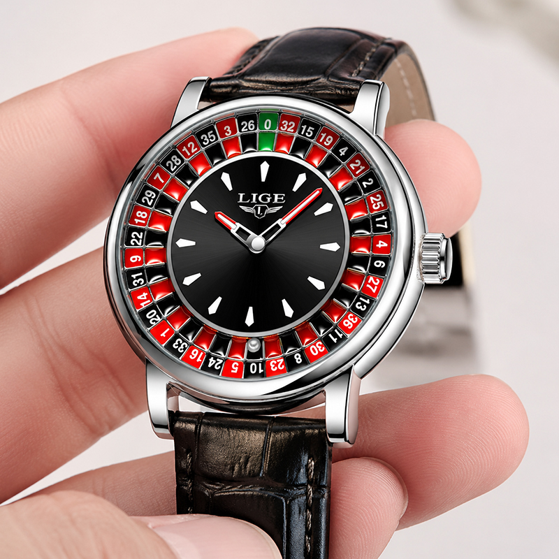 Luxury Watch Maker - LIGE メンズ腕時計 トップブランド 高級クォーツ腕時計 メンズ ファッション