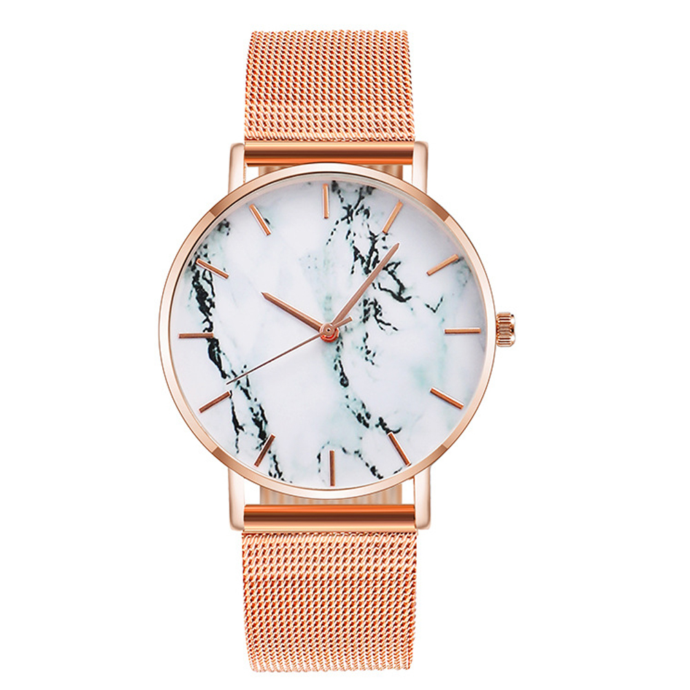 Luxury Watch And Price - 女性のための豪華な大理石の時計,ファッション2020,ピンクゴールド,ロゴなし,クォーツ,直送,安い価格