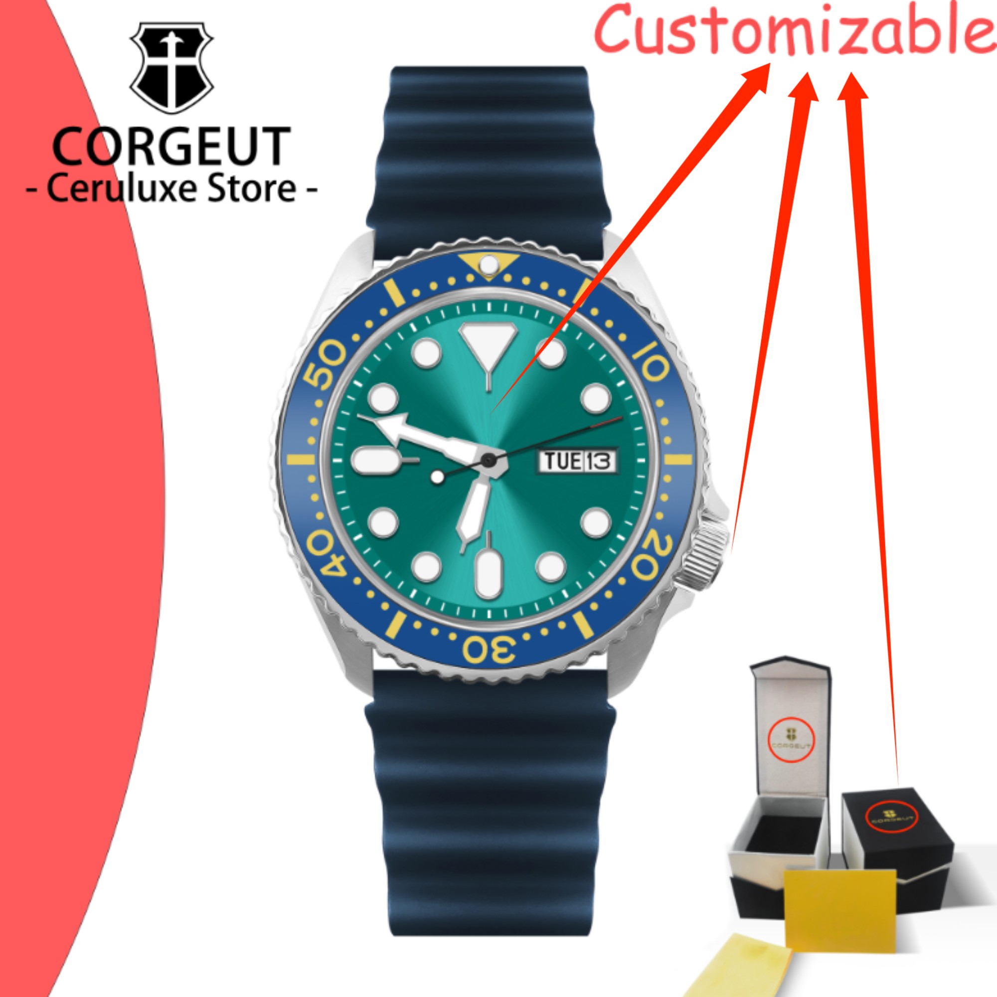 カスタムロゴ ヴィンテージダイバーズウォッチ 機械式メンズ腕 - Luxury Watch Vintage のレビューと価格