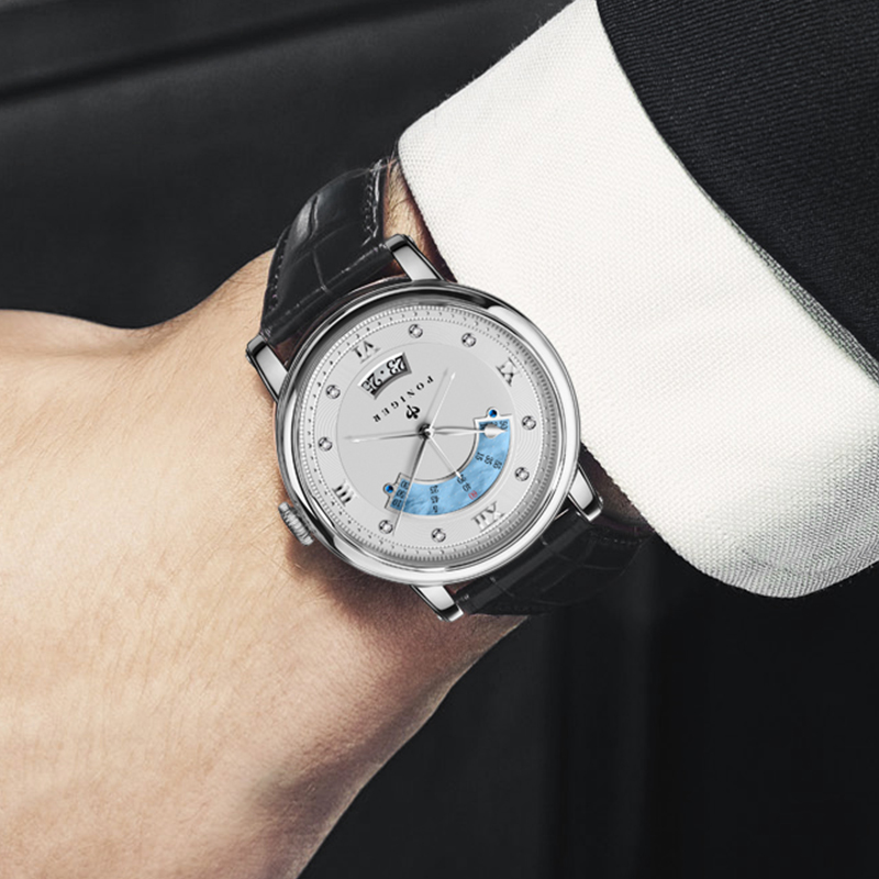 PONIGER 42mm メンズ高級腕時計 男性用 三分割秒 - Luxury Watch Second Hand のレビューと価格