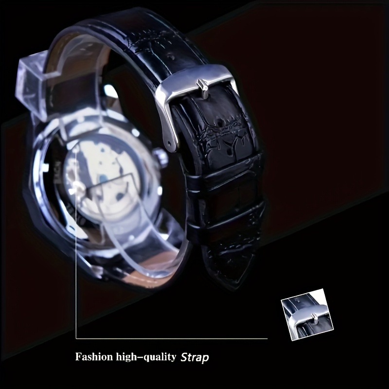 クラシックなデザインの、中空加工を施した自動巻き機械式腕時計 - Luxury Watch Name Brands のレビューと価格