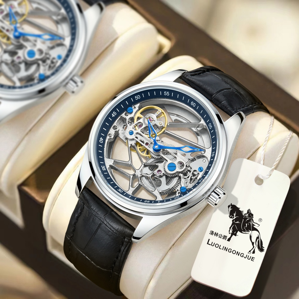 新品本物の両面中空メンズ腕時計、全自動機械式時計、ハイエンド - Luxury Watch Name Brands のレビューと価格