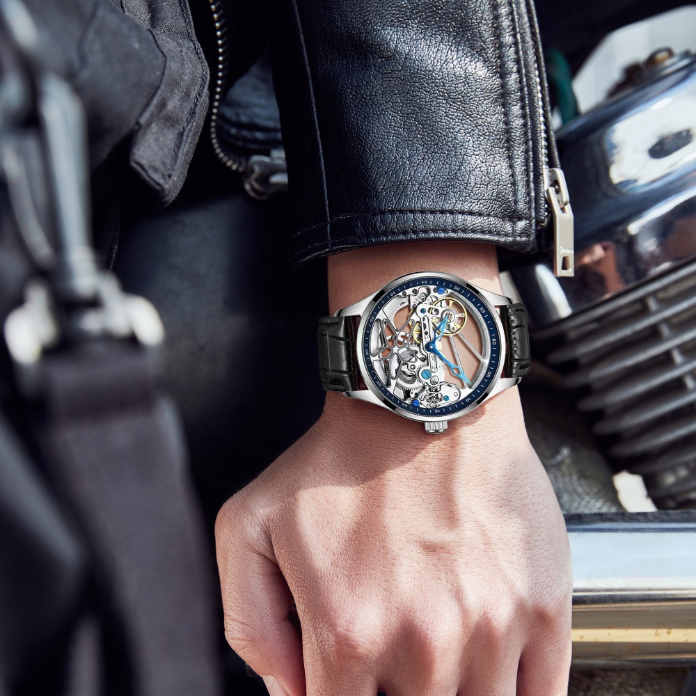 新品本物の両面中空メンズ腕時計、全自動機械式時計、ハイエンド - Luxury Watch Name Brands のレビューと価格