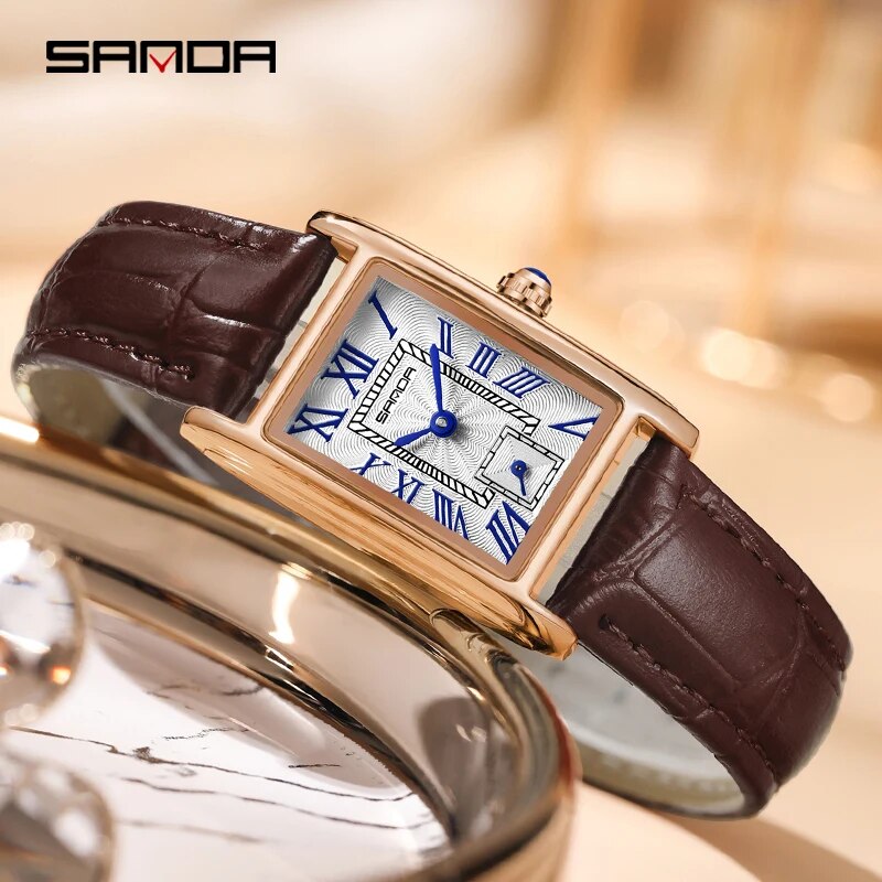 女性用アナログ腕時計,エレガントなデザイン,長方形のダイヤル - Luxury Watch Vintage のレビューと価格