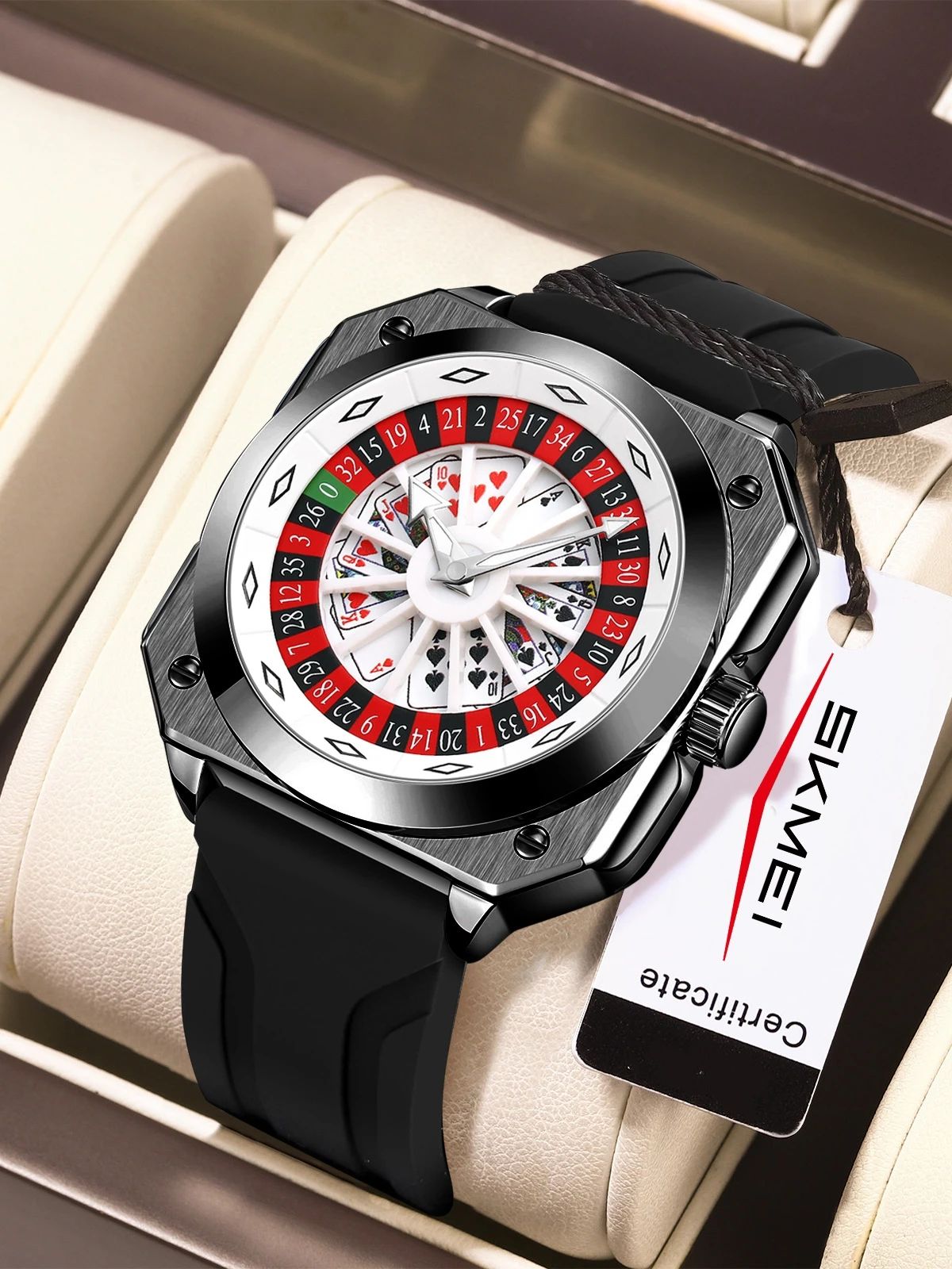 トップラグジュアリー福の神ターンテーブルシリーズスクエアメン - Luxury Watch Name Brands のレビューと価格