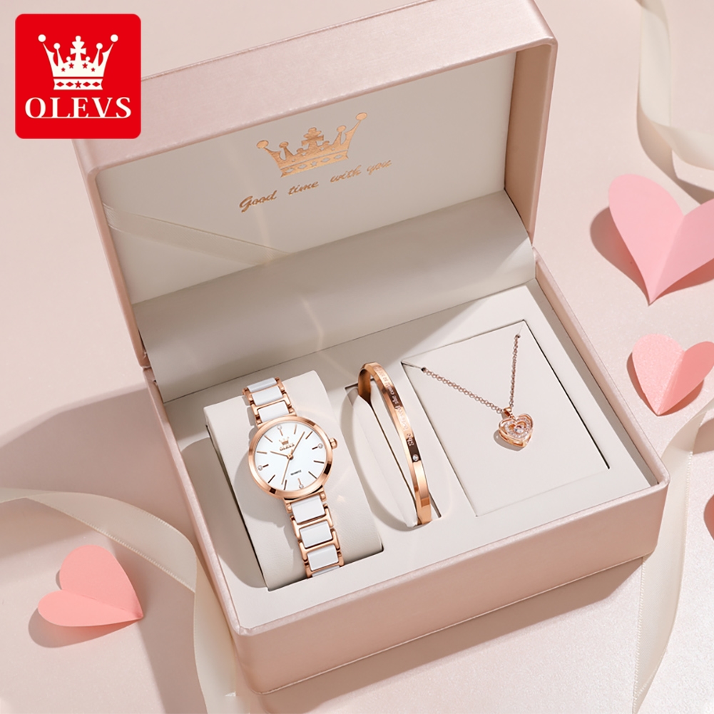 OLEVSレディース腕時計5877高級エレガントクォーツ腕時 - Luxury Watch Lady のレビューと価格