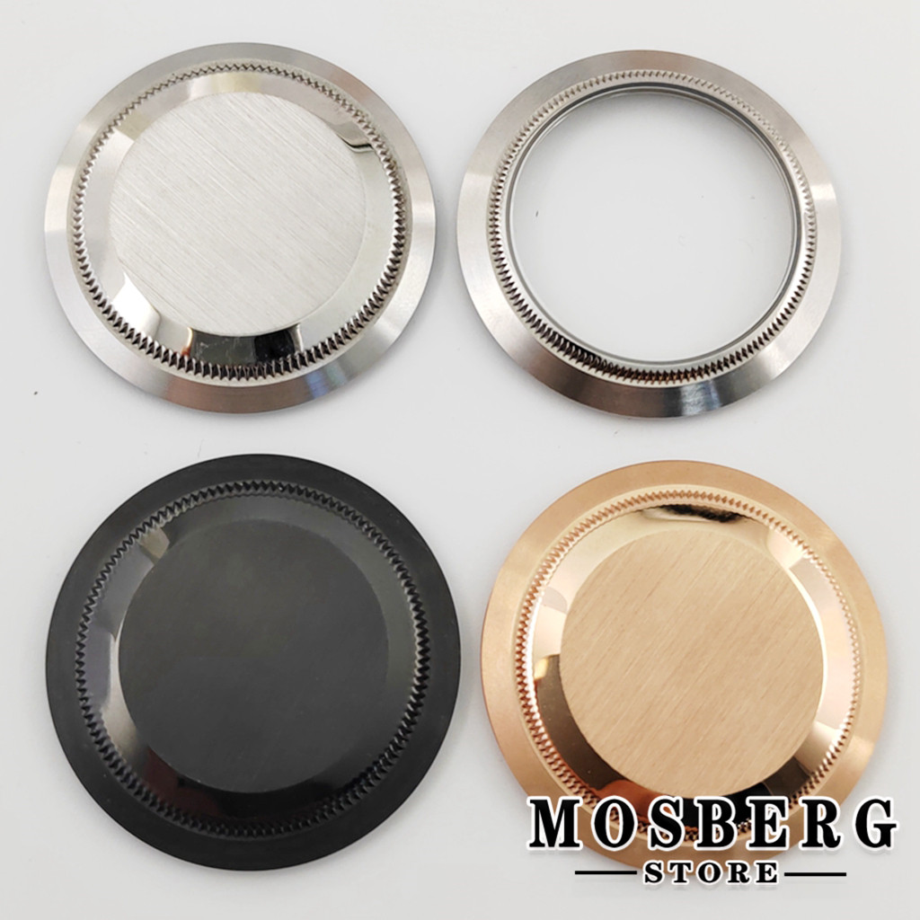 ステンレス鋼のボトムケース,無地,ピンクゴールド,36mm, - Exhibition Caseback のレビューと価格