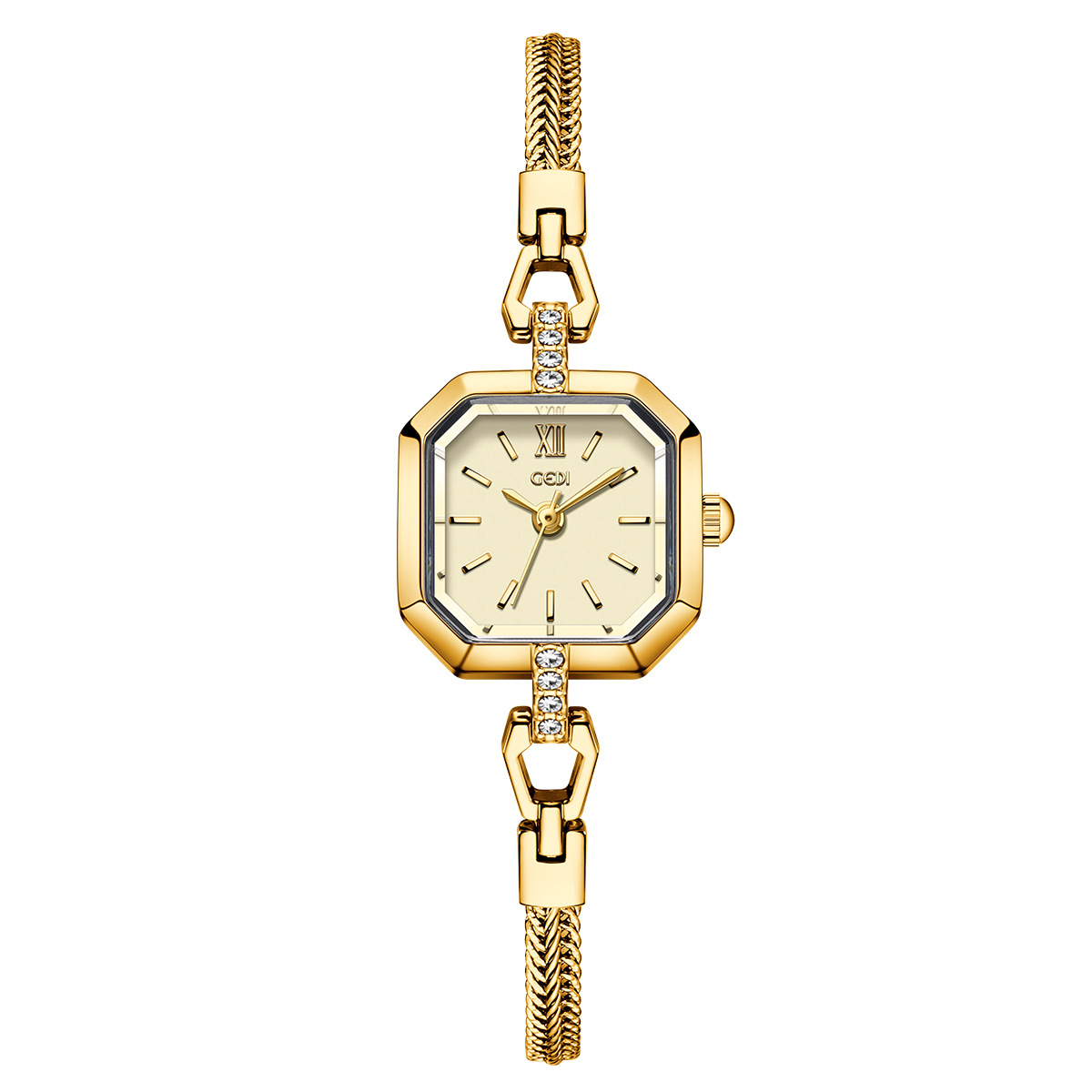 スクエア型のおしゃれで洗練された高級合金クォーツ腕時計、軽や - Luxury Watch Value のレビューと価格