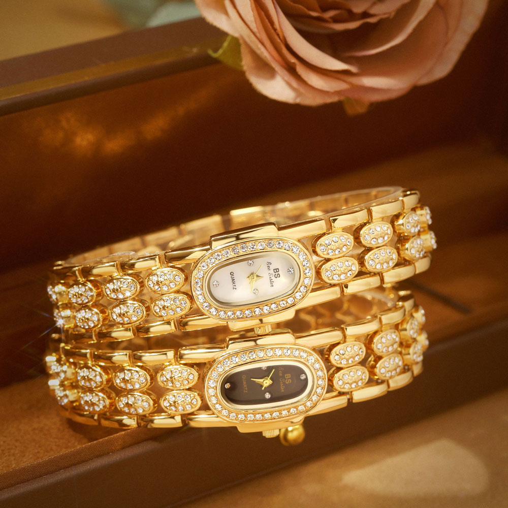 ファッション腕時計ゴールドブレスレットステンレス鋼クォーツ時 - Luxury Watch Vintage のレビューと価格