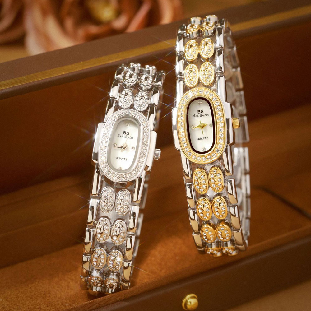 ファッション腕時計ゴールドブレスレットステンレス鋼クォーツ時 - Luxury Watch Vintage のレビューと価格