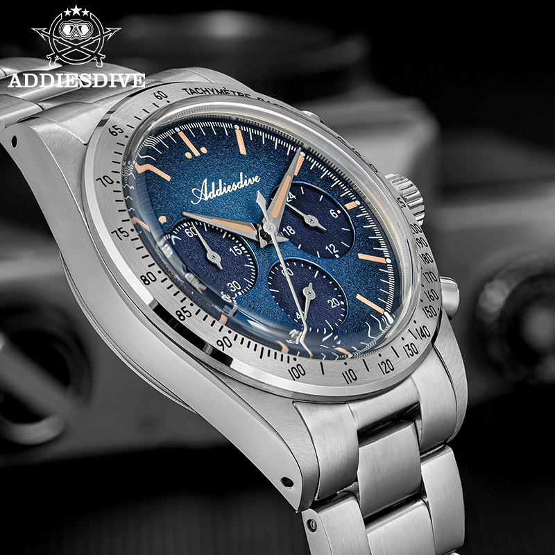 ADDIESDIVE 新しいメンズ腕時計クロノグラフドーム型 - Luxury Watch Second Hand のレビューと価格