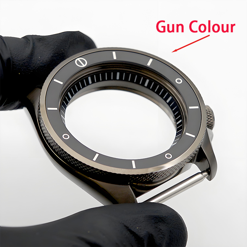 SKX007 SKX009 メンズ腕時計ケース ガンカラー  - Exhibition Caseback のレビューと価格