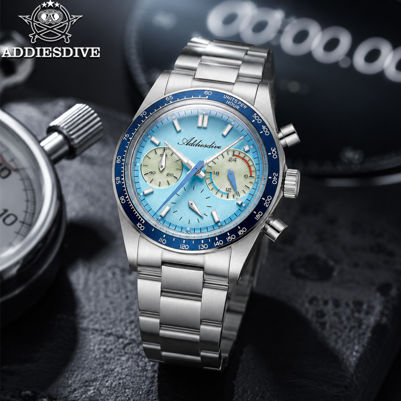 ADDIESDIVE 新しいメンズ腕時計 VK63 クロノグ - Luxury Watch Second Hand のレビューと価格