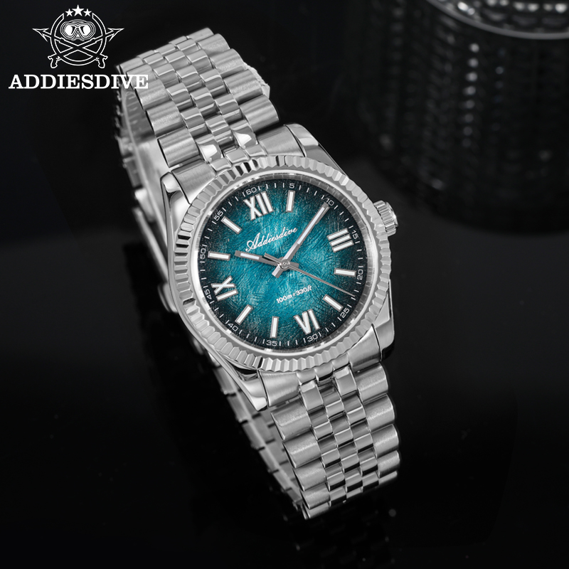 ADDIESDIVE エレガントな女性用腕時計高級サファイア - Luxury Watch Lady のレビューと価格