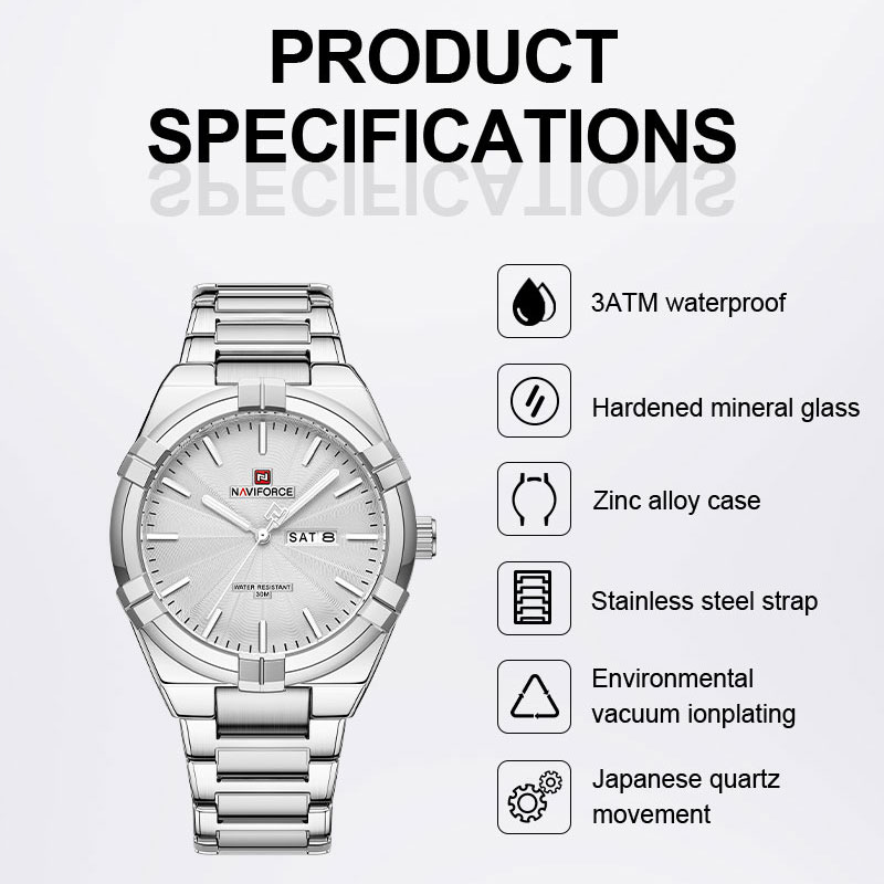 トップブランド NAVIFORCE メンズ腕時計 クォーツ腕 - Luxury Watch Maker のレビューと価格