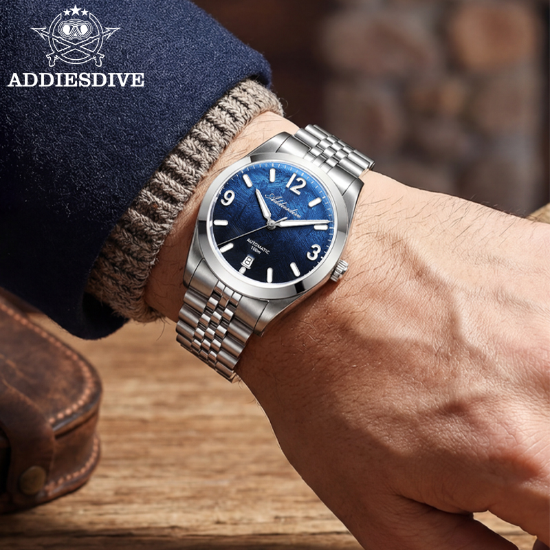 ADDIESDIVE 自動機械式時計 AD2547 サファイ - Luxury Watch Second Hand のレビューと価格