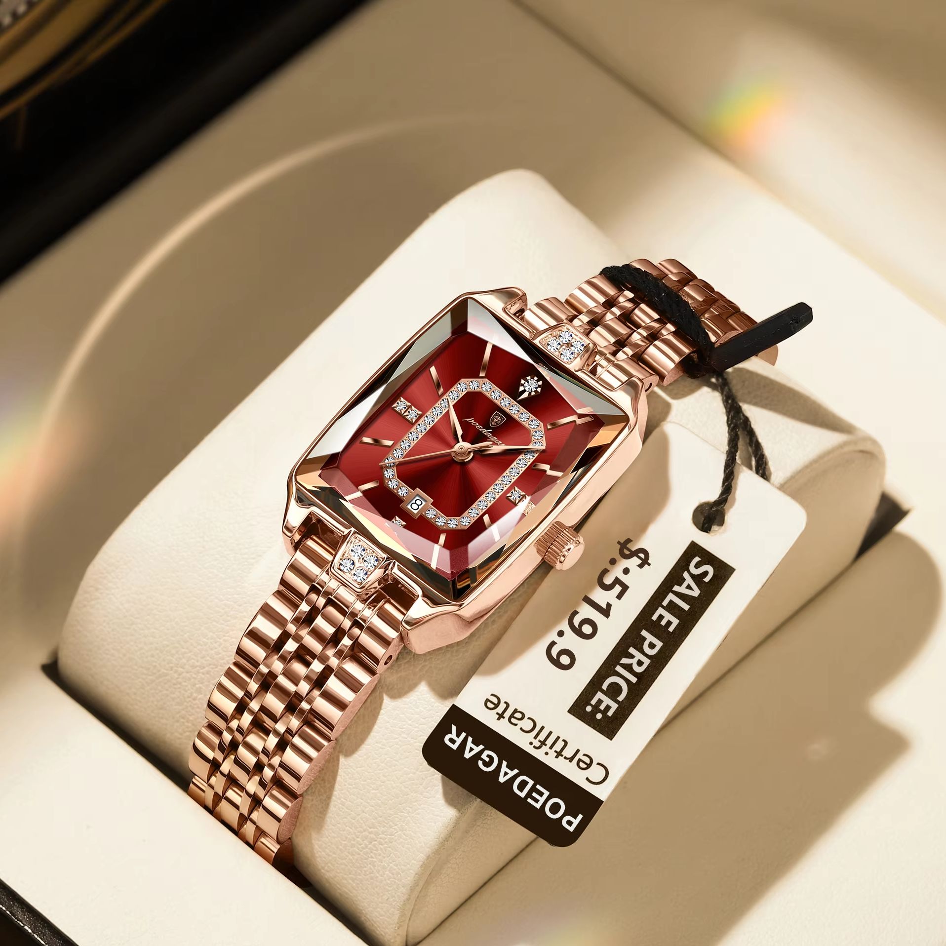 POEDAGAR ファッション エレガント レディース腕時計 - Luxury Watch Lady のレビューと価格