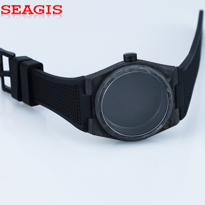 SEAGIS カーボンファイバー製時計ケース 40mm 自動 - Exhibition Caseback のレビューと価格