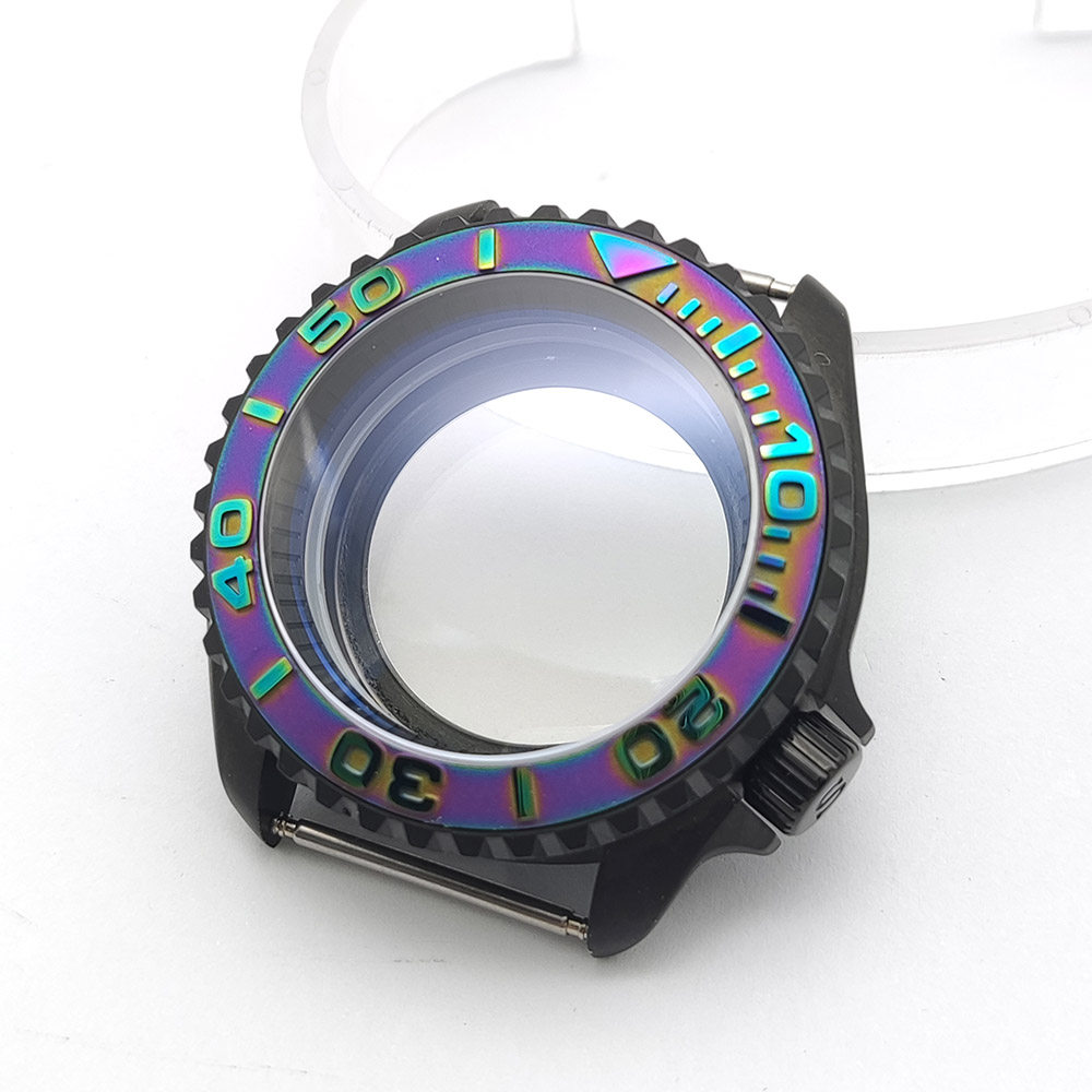 42mm NH35 マットブラック腕時計ケース サファイアク - Exhibition Caseback のレビューと価格