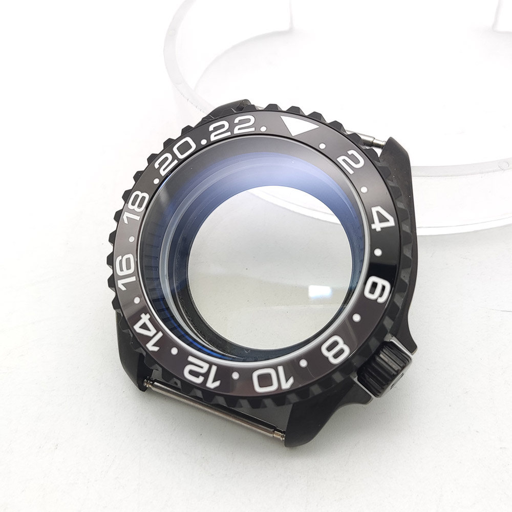42mm NH35 マットブラック腕時計ケース サファイアク - Exhibition Caseback のレビューと価格