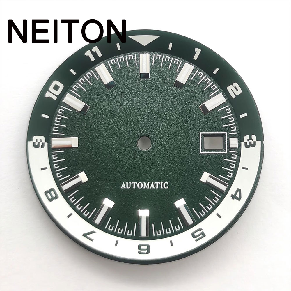NEITON 36.5mm 腕時計文字盤 ブラック ホワイト - Exhibition Caseback のレビューと価格